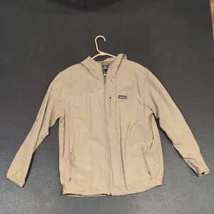 Patagonia Men's Beige Windbreaker Jacket
